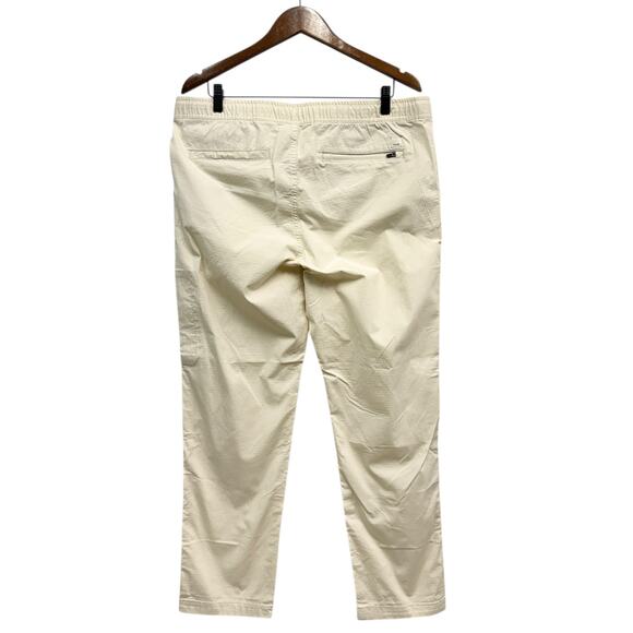 Vuori Women's Organic Cotton Ripstop Straight Leg Pants in Natural size XXL NWT - Picture 4 of 5